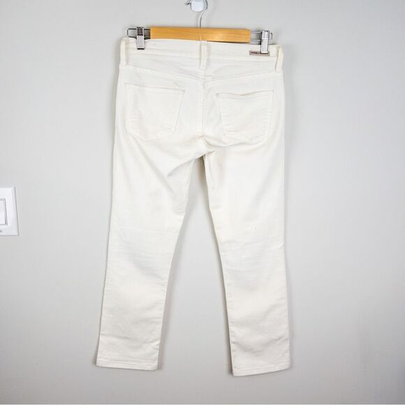 Citizens of Humanity Ava Low Rise Straight Leg Jeans in Santorini Size 25 White - Picture 6 of 14